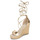 Chaussures Femme Sandales et Nu-pieds Only ONLAMELIA-17 PU FOIL WRAP WEDGE HEEL Doré