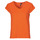 Vêtements Femme T-shirts manches courtes Pieces PCBILLO TEE LUREX STRIPES Orange