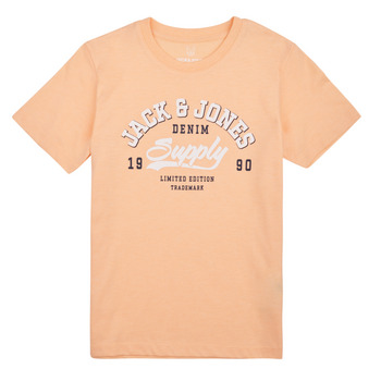 Vêtements Garçon T-shirts manches courtes Jack & Jones JJELOGO TEE SS NECK 2 COL 23/24 NOOS JNR Orange