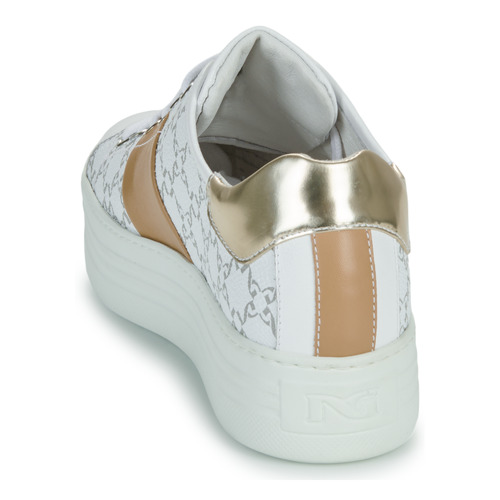 NeroGiardini E409954D Blanc / Cognac / Doré