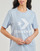 Vêtements T-shirts manches courtes Converse LOGO STAR CHEV  SS TEE CLOUDY DAZE Bleu