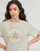 Vêtements T-shirts manches courtes Converse CHUCK PATCH TEE BEACH STONE / WHITE Beige