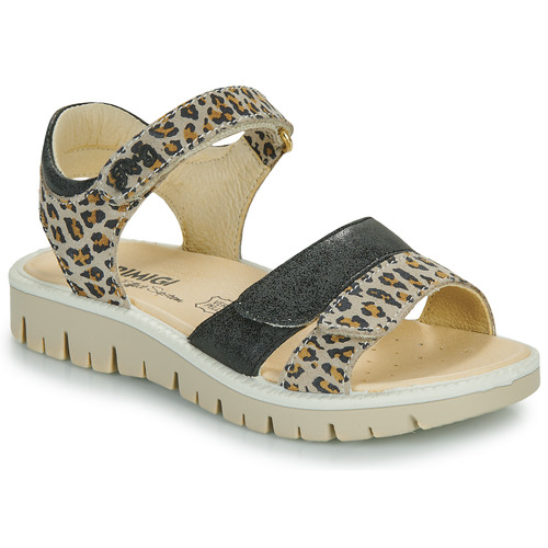 Chaussures Fille Sandales et Nu-pieds Primigi AXEL Noir / Leopard