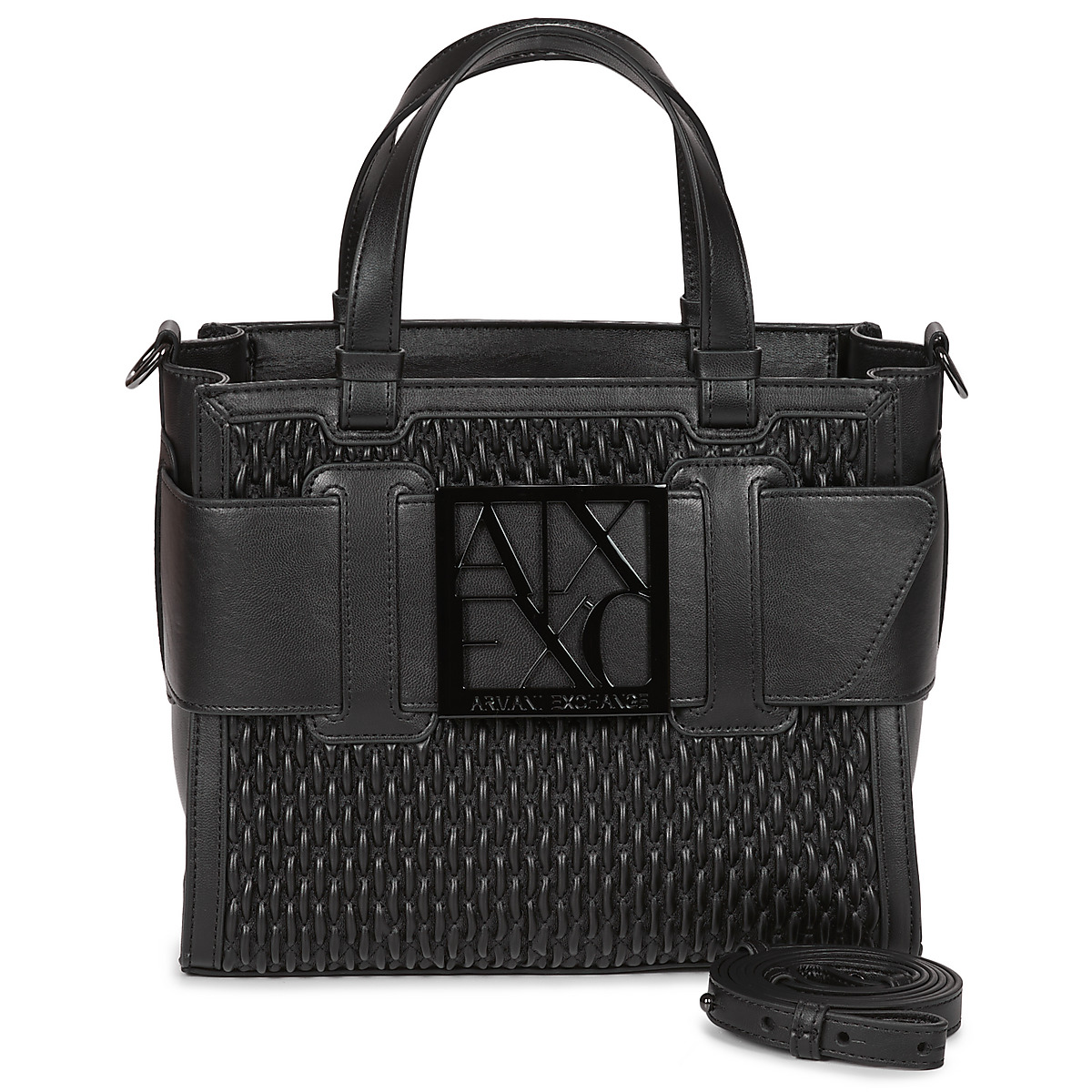 Sacs Femme Sacs porté main Armani Exchange MEDIUM TOTE - WOMAN'S BIG TOTE Noir
