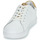 Chaussures Femme Baskets basses Bons baisers de Paname SIMONE GOLD FLOWERS Blanc / Doré
