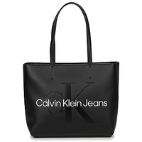 Sacs Femme Cabas / Sacs shopping Calvin Klein Jeans CKJ SCULPTED NEW SHOPPER 29 Noir