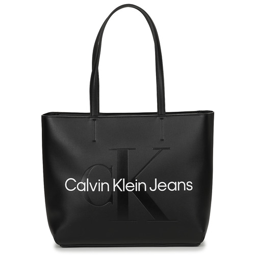 Sacs Femme Cabas / Sacs shopping Calvin Klein Jeans CKJ SCULPTED NEW SHOPPER 29 Noir