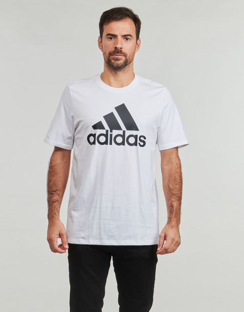 Adidas Sportswear Essentials Single Jersey Big Logo T-Shirt Blanc
