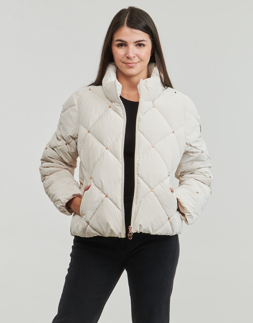Emporio Armani EA7 WINTER BOMBER JACKET Crème / Rose Gold