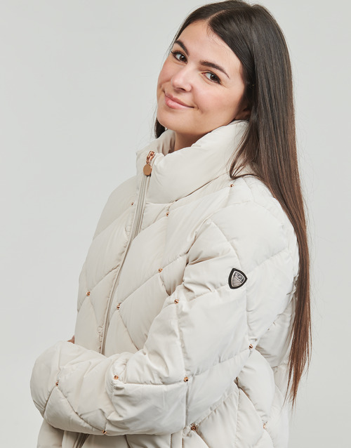 Emporio Armani EA7 WINTER BOMBER JACKET Crème / Rose Gold