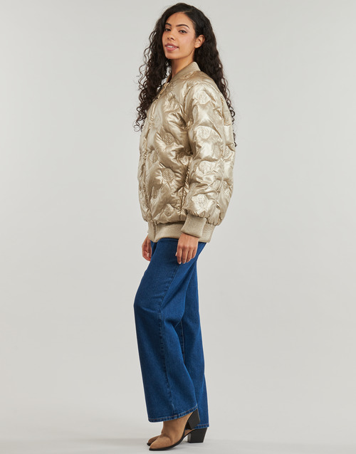Guess MARIANNE PEONY LONG BOMBER Doré