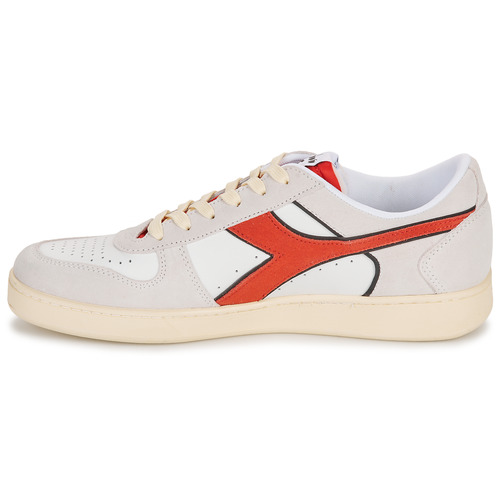 Diadora MAGIC B LOW SUE Blanc / Rouge