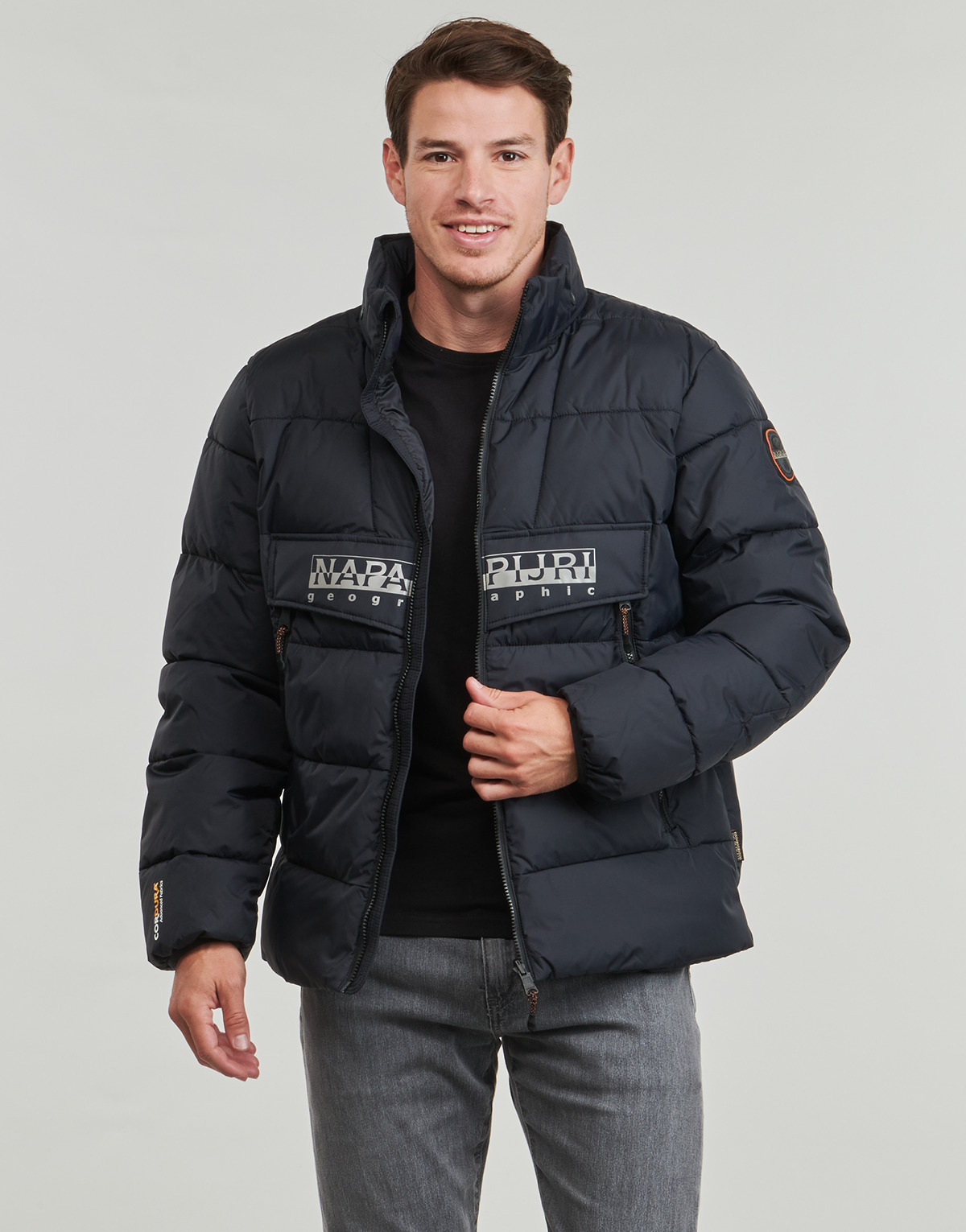 Vêtements Homme Doudounes Napapijri RF PUFFER OPEN Noir