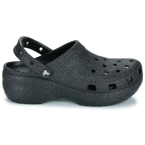 Crocs Classic Platform Glitter ClogW Noir