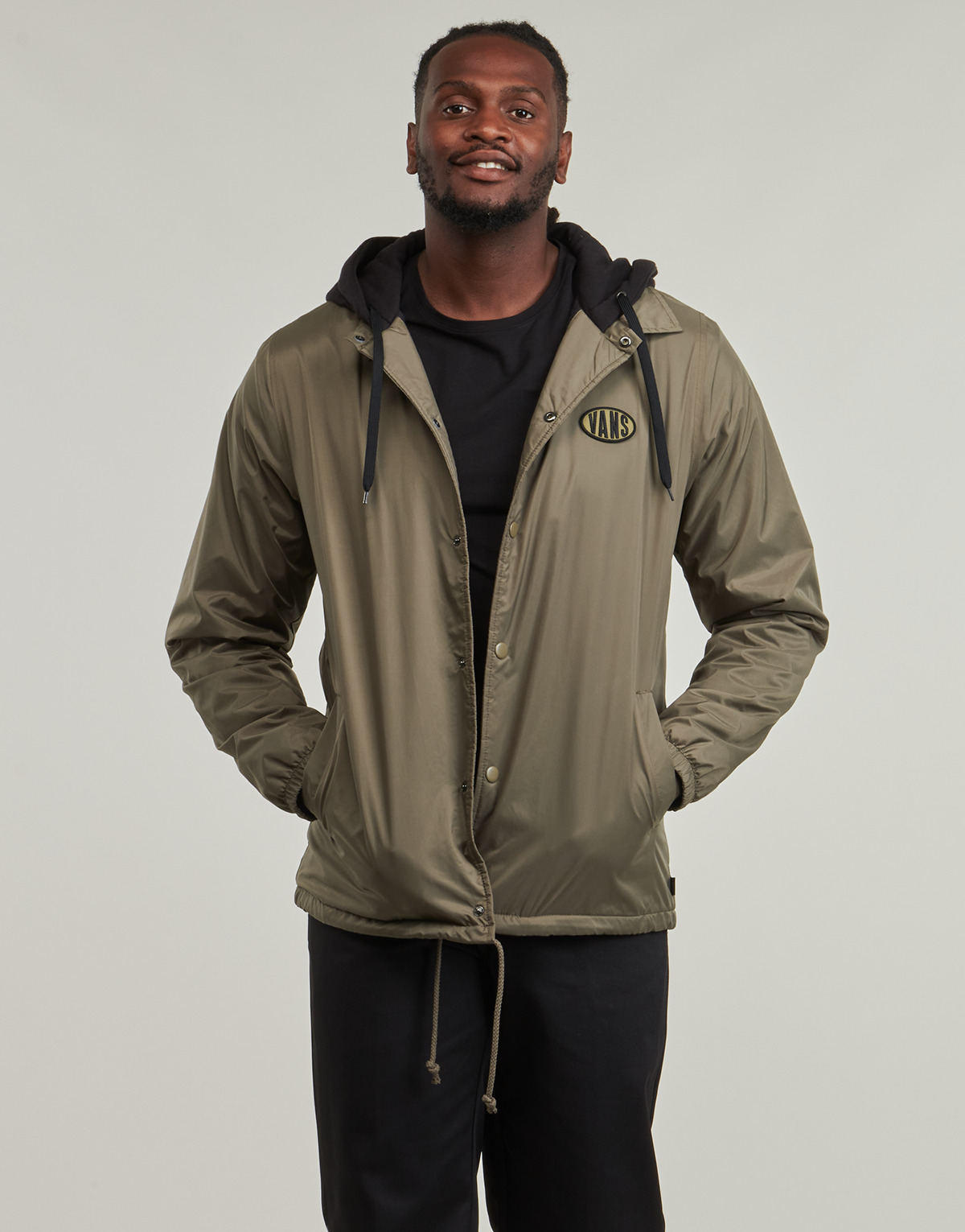 Vans Riley II Coach Jacket Marron Chaussure pas cher avec Shoes Vetements Blousons Homme 94 99