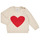 Vêtements Fille Pulls Petit Bateau TITANIUM Beige / Rouge