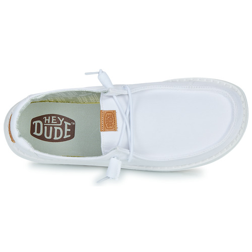 HEYDUDE Wendy Stretch Canvas Blanc