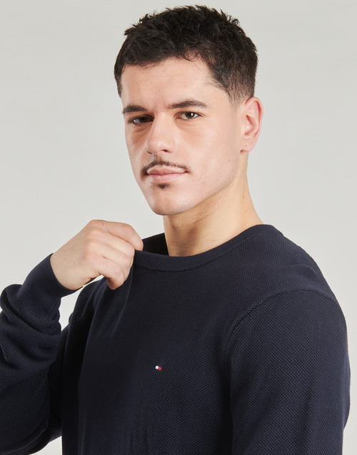 Tommy Hilfiger ESSENTIAL STRUCTURE CREW NECK Marine