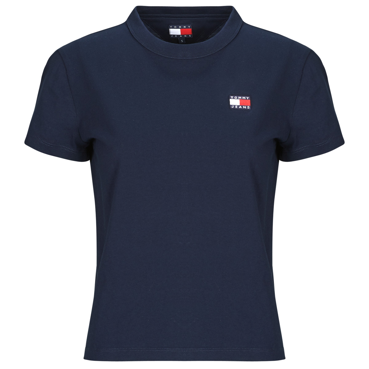 Vêtements Femme T-shirts manches courtes Tommy Jeans TJW  REG BADGE TEE Noir