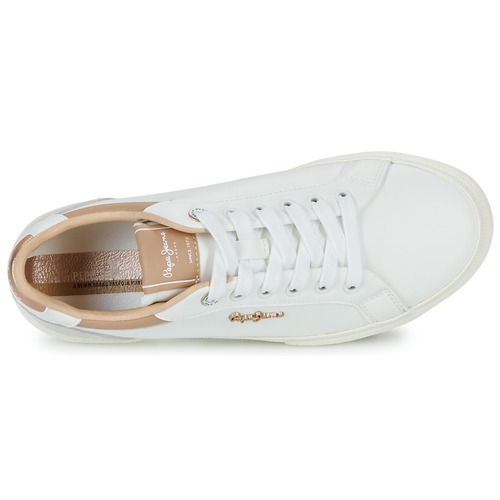 Pepe jeans KENTON COURT W Blanc / Doré