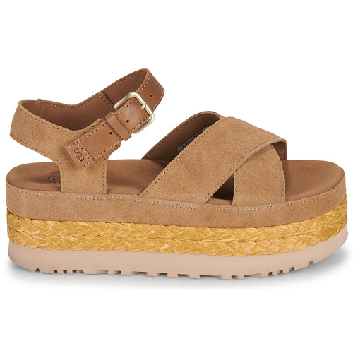 UGG W AUBREY ANKLE STRAP Cognac