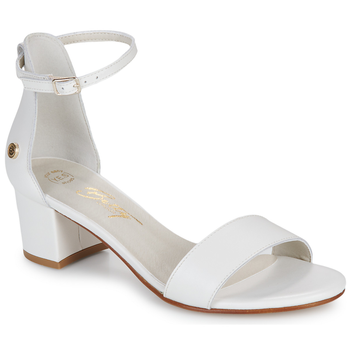 Chaussures Femme Sandales et Nu-pieds Betty London JOY Blanc