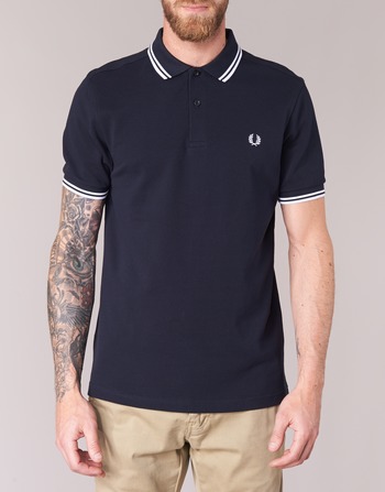Fred Perry THE FRED PERRY SHIRT Marine / Blanc