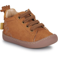 Chaussures Enfant Baskets montantes Easy Peasy MY DODU LACET Marron