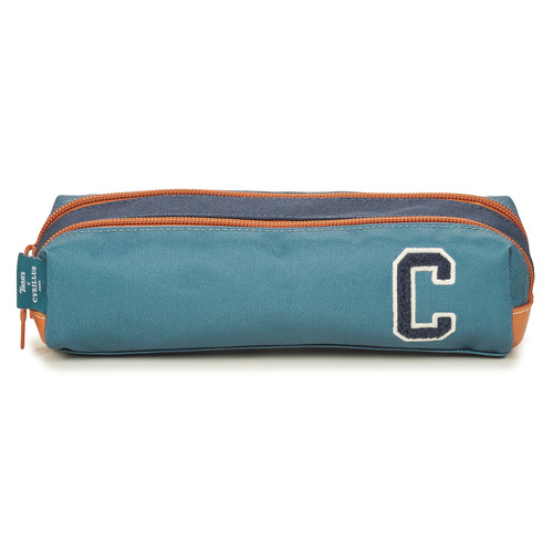 Sacs Garçon Trousses Tann's TANN'S X CYRILLUS CLEMENT TROUSSE DOUBLE Bleu