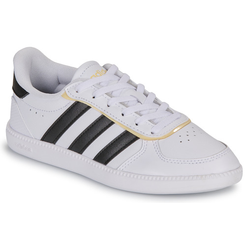 Chaussures Fille Baskets basses Adidas Sportswear BREAKNET SLEEK J Blanc / Noir
