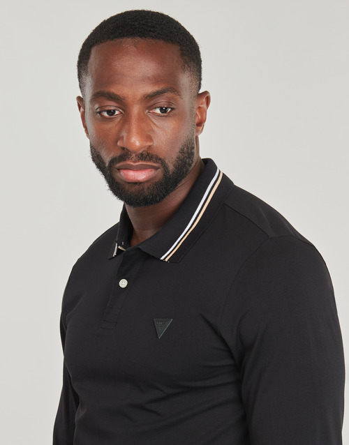 Guess OLIVER LS POLO Noir