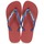Chaussures Tongs Havaianas BRASIL LOGO Marine / Rouge