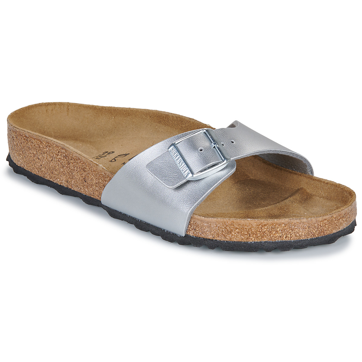 Chaussures Femme Mules BIRKENSTOCK Madrid Birko-Flor Silver