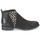 Chaussures Femme Boots Meline VELOURS NERO PLUME NERO Noir / Blanc