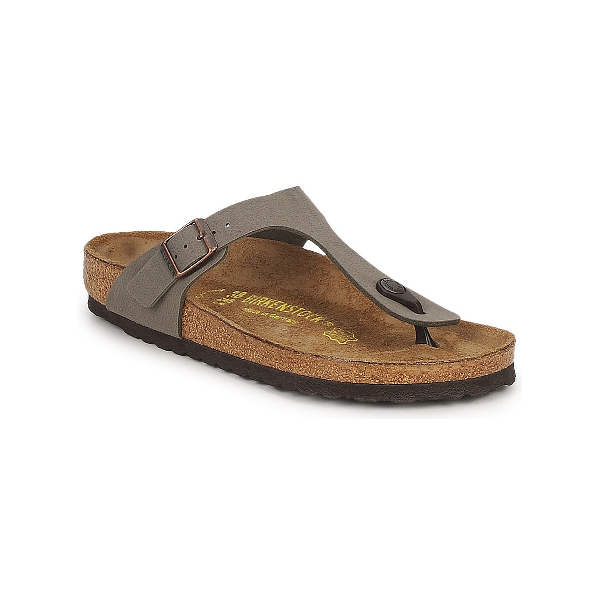 Chaussures Tongs Birkenstock GIZEH Gris