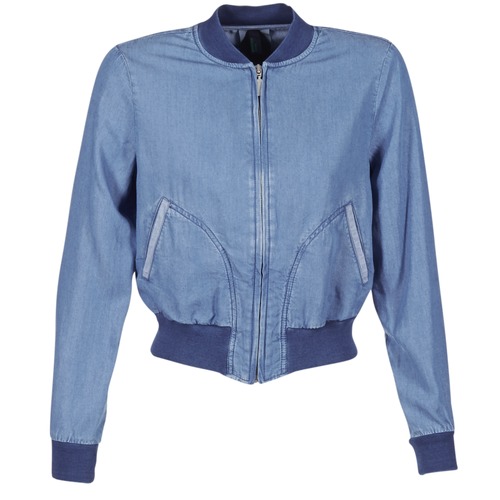 Vêtements Femme Vestes en jean Benetton FERMANO Bleu medium