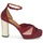 Chaussures Femme Sandales et Nu-pieds Heyraud EVELINE Rouge / Rose / Doré