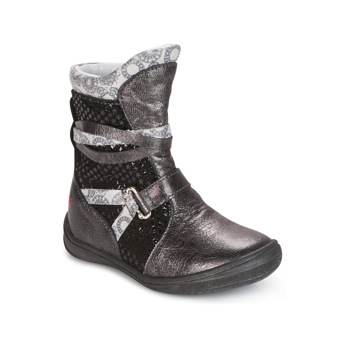 Chaussures Fille Boots GBB ROSANA Gris