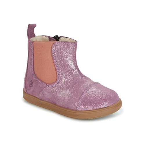 Chaussures Fille Boots Citrouille et Compagnie HUETTE Rose