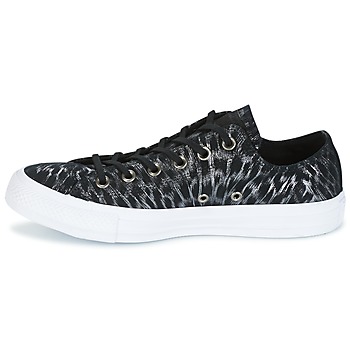 Converse CHUCK TAYLOR ALL STAR SHIMMER SUEDE OX Noir / Blanc