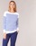 Vêtements Femme T-shirts manches longues Armor Lux AMIRAL Blanc / Bleu