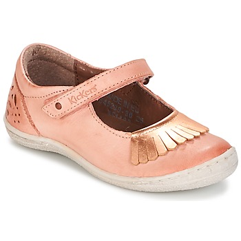 Chaussures Fille Ballerines / babies Kickers CALYPSO Corail