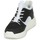 Chaussures Homme Baskets basses Bikkembergs FIGHTER 2022 LEATHER Noir / Blanc