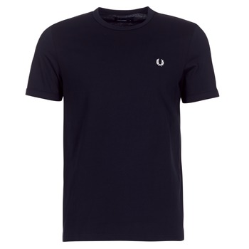 Vêtements Homme Polos manches courtes Fred Perry RINGER T-SHIRT Marine