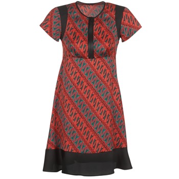 Vêtements Femme Robes courtes Sisley ZEBRIOLO Rouge / Noir