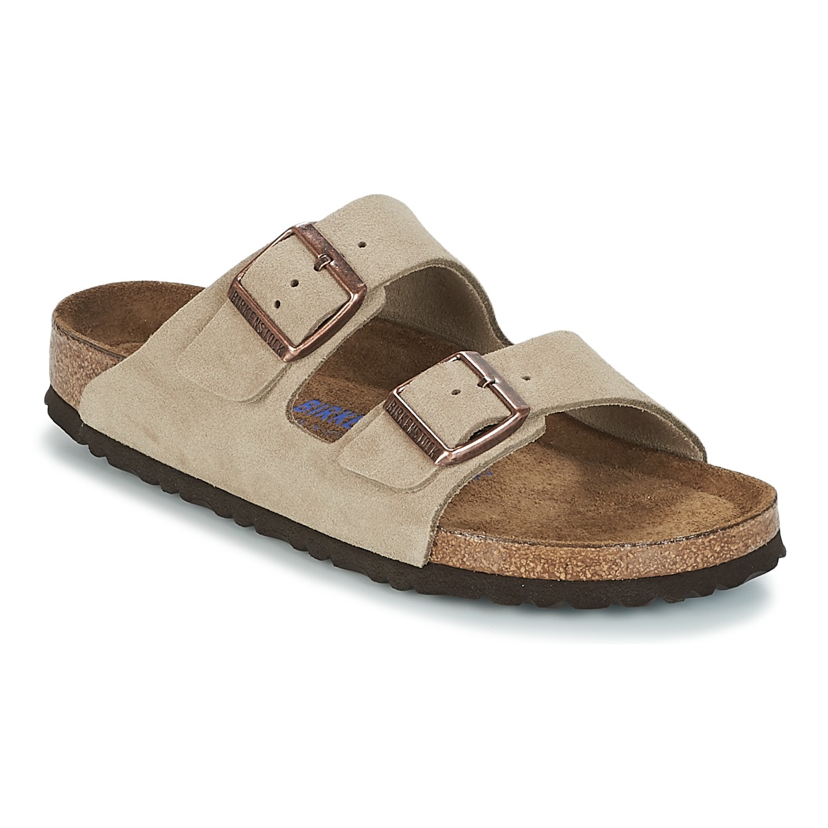 Chaussures Femme Mules BIRKENSTOCK ARIZONA SFB Taupe
