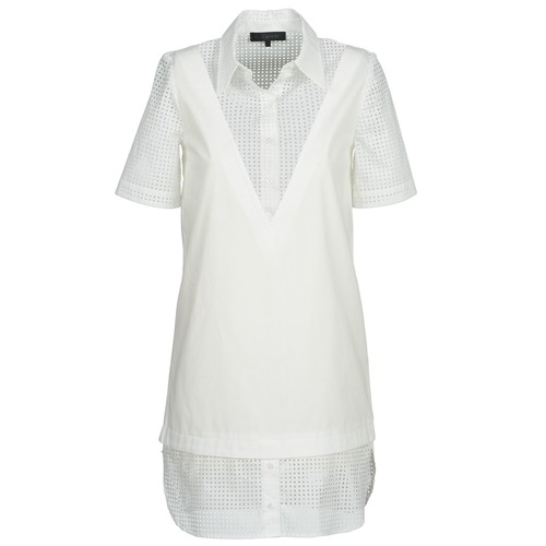 Vêtements Femme Robes courtes American Retro CHARLOTTE Blanc