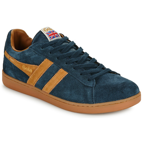 Chaussures Homme Baskets basses Gola Equipe Suede Marine / Camel