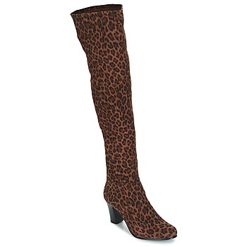 Chaussures Femme Bottes ville André PRISCA 3 Leopard