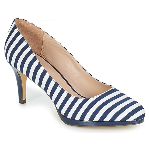 Chaussures Femme Escarpins André CRYSTAL Raye bleu